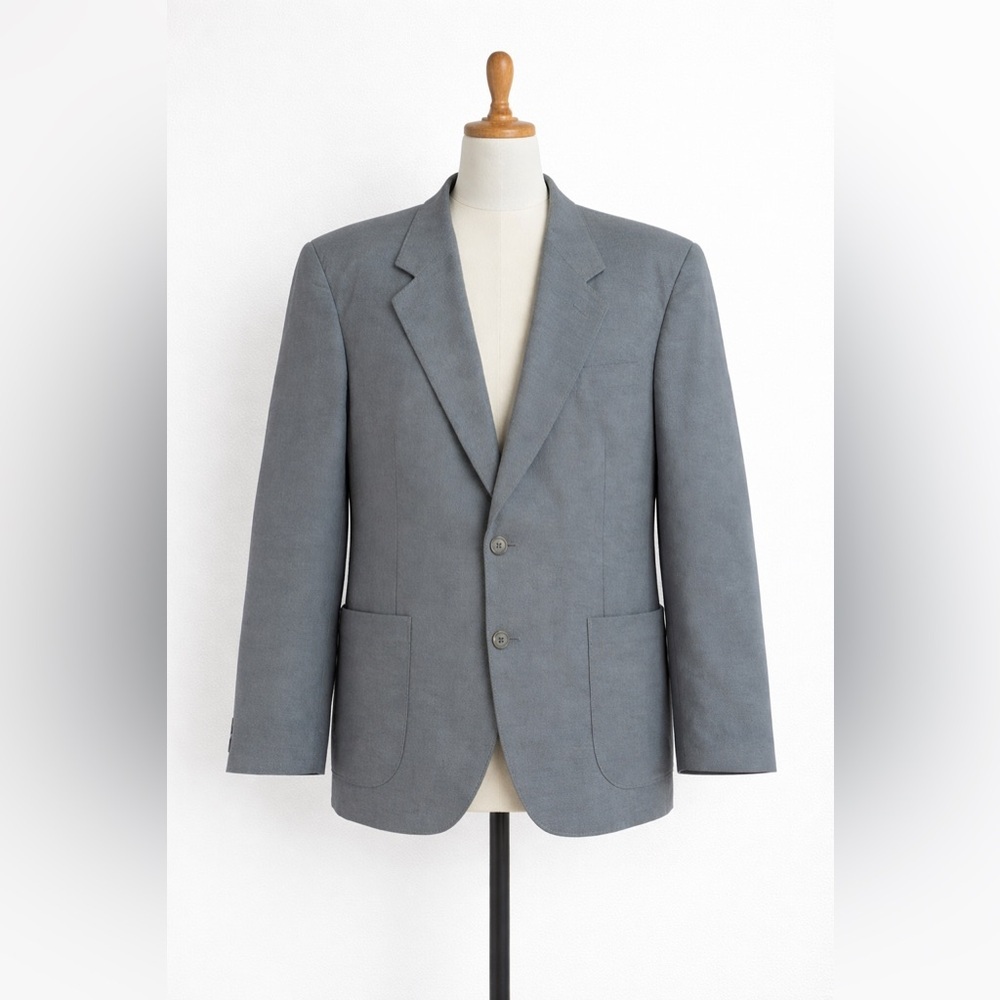 Vintage Henley by Tip Top Blazer - Suede-like Polyester Sport Coat - 44R